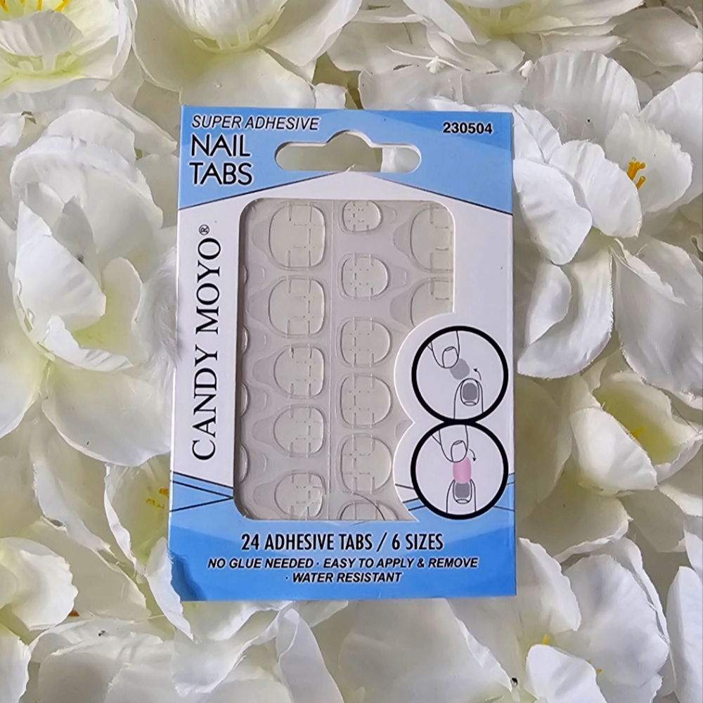 BRAND NEW Candy Moyo Super Adhesive Nail Tabs 24ct